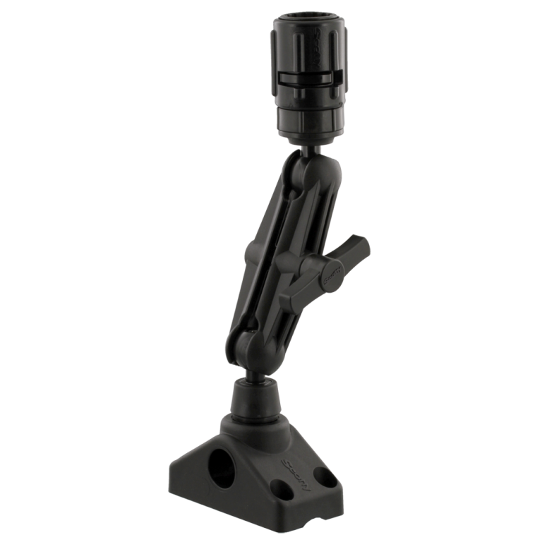 Scotty Ball Mounting System with Gear-Head Adapter, Post and Side Deck Mount
