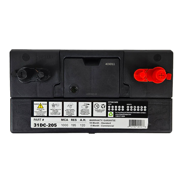Magnacharge DC Series 12V Dual Purpose Battery