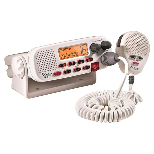 Cobra DSC-Capable VHF Radio - White