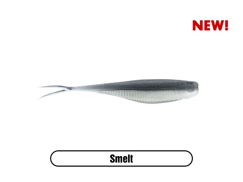 3.75" Rally Shad, Smelt *NEW COLOR*