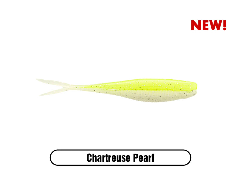 3.75" Rally Shad, Chartreuse Pearl