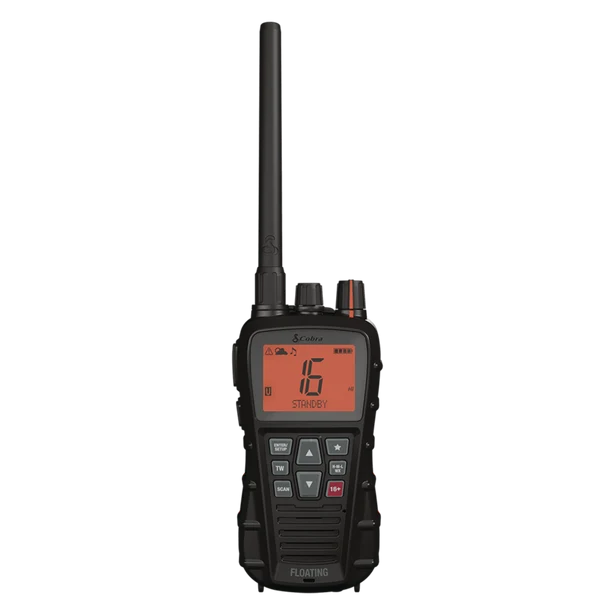 Cobra BlueBound 350 Floating Handheld VHF Radio - Black
