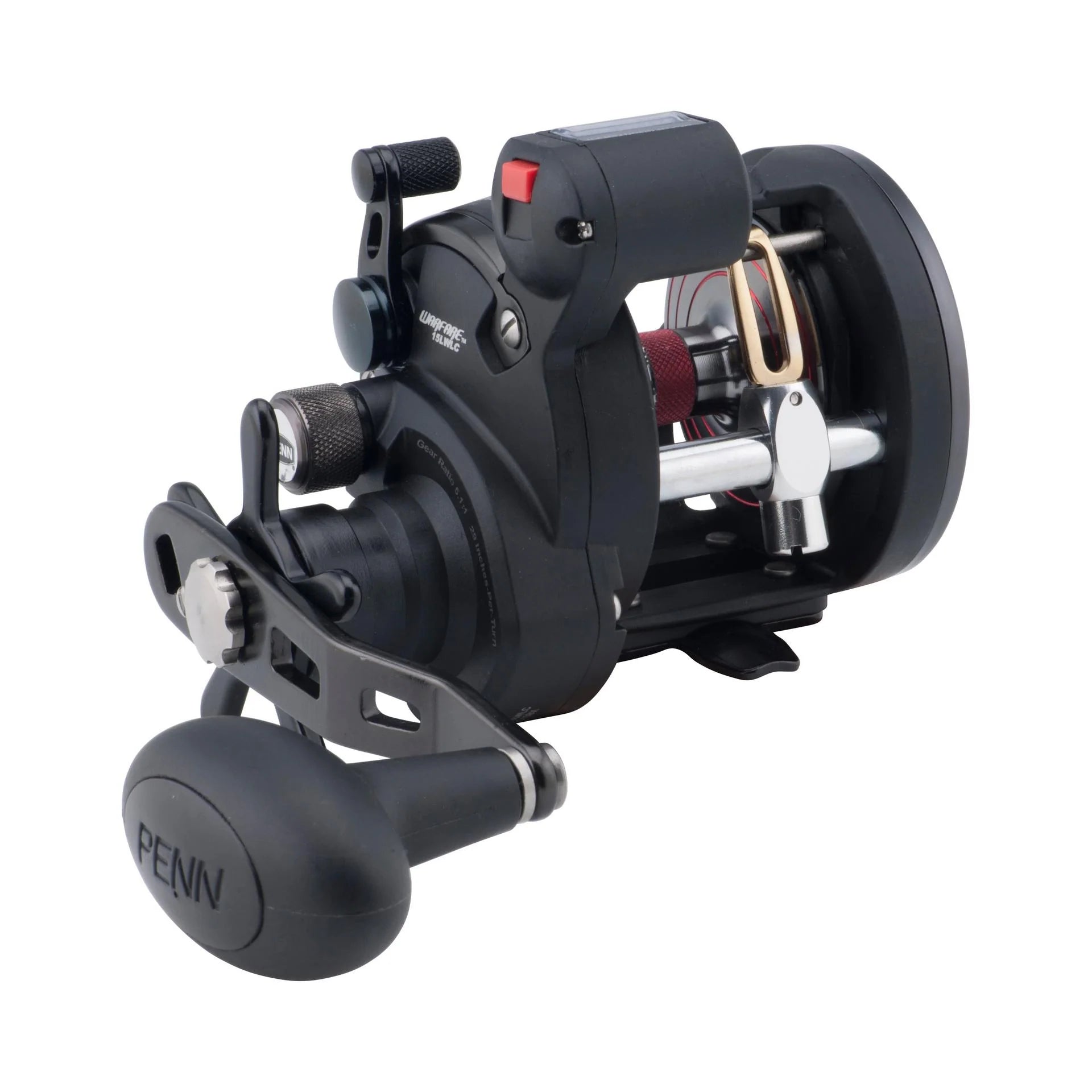 Penn Warfare Star Drag Level Wind Conventional Reels with Line Counter