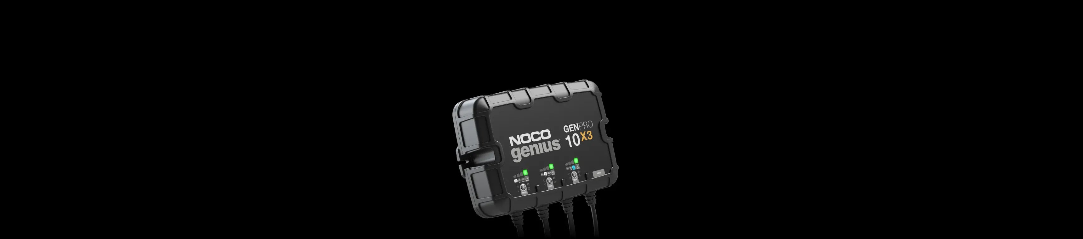 Noco Genius 12V 3-Bank 10A On-Board Battery Charger