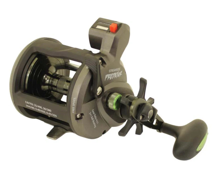 Streamside Predator Trolling Levelwind Reels w/Counter