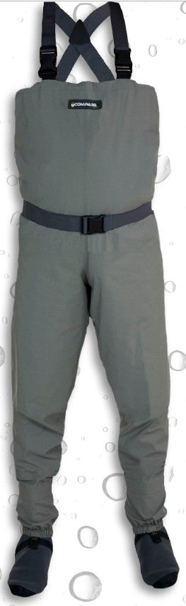 Compass 360 Stillwater Women's Breathable Stockingfoot Chest Wader