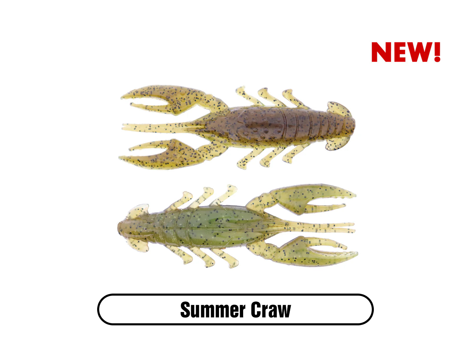 X Zone Stealth Finesse Series 2.5" Scented Stealth Craw (6-pack)